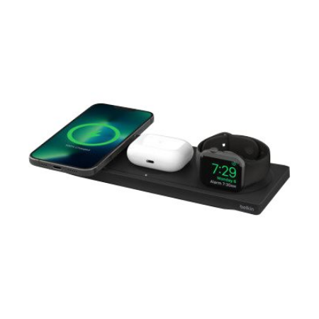Belkin BOOST CHARGE PRO MagSafe 3-in-1 Charging pad with PSU (EU Power Supply Included)