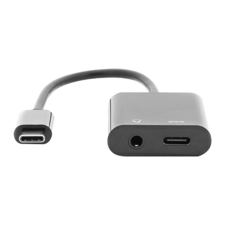 Digitus | USB Type-C adapter/Converter, Type-C to USB Type-C with 3.5mm stereo | AK-300400-002-S