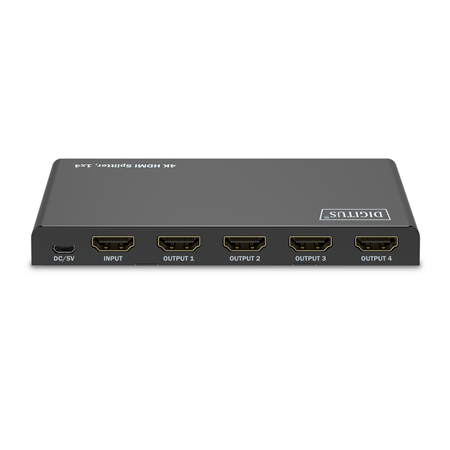 Digitus 4K HDMI Splitter, 1x4 | DS-55337 | Black