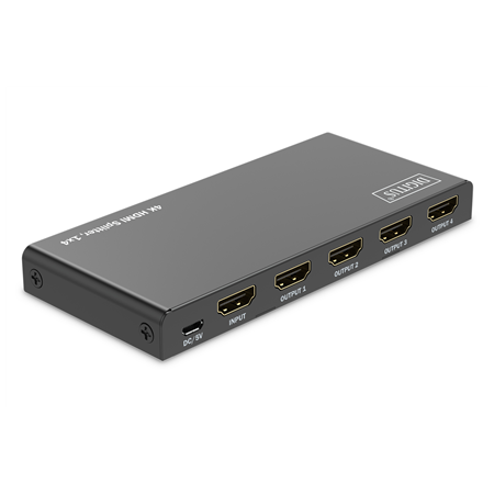 Digitus 4K HDMI Splitter, 1x4 | DS-55337 | Black