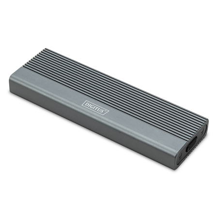 Digitus USB M.2 hard disk enclosure, SSD, external, SATA, 6Gbps, USB 3.1 Gen2 | DA-71154