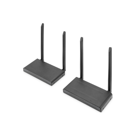 Digitus 4K Wireless HDMI KVM Extender Set, 150 m | DS-55328 | Black