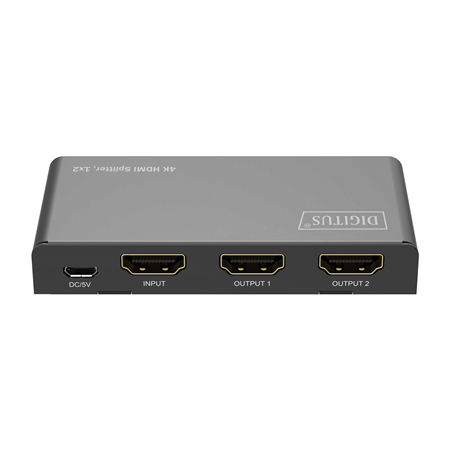 Digitus 4K HDMI Splitter, 1x2 | DS-55336 | Black