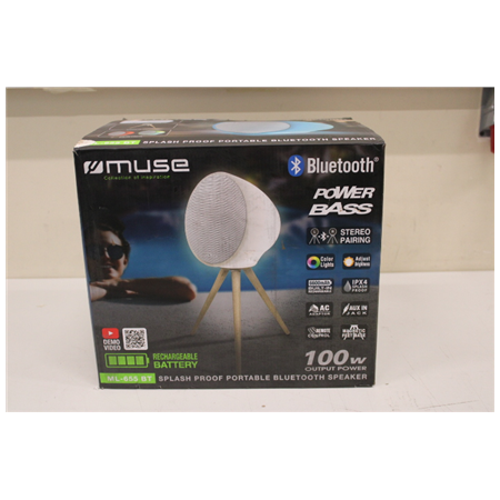 SALE OUT. Muse ML-655 BT Portable Bluetooth Speaker | SALE OUT. Muse | Portable Bluetooth Speaker | ML-655 BT | DAMAGED PACKAGIN
