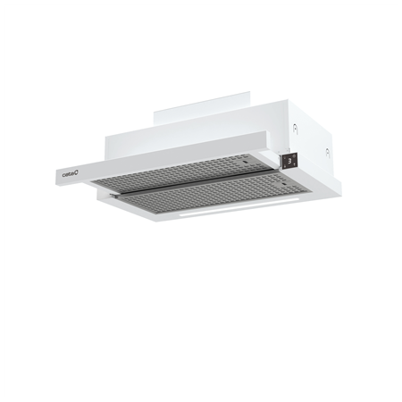 CATA Hood | CAMPANA TFH 6830 GWH | Telescopic | Energy efficiency class A+++ | Width 60 cm | 795 m³/h | Touch control | LED | Wh
