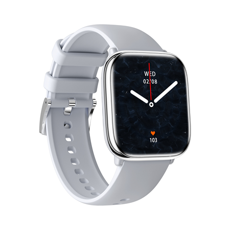 myPhone Watch Pastel | Smart watch | AMOLED | 1.75" | Waterproof | Silver Grey