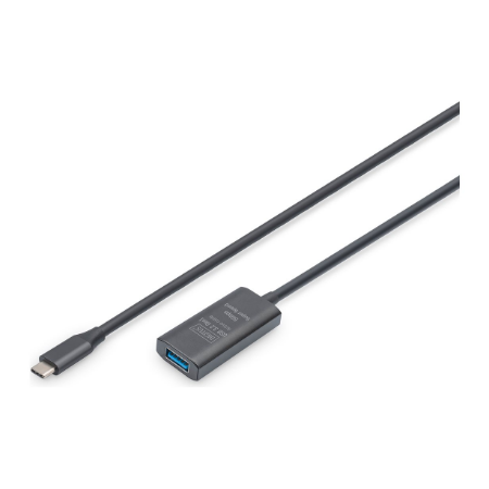 Digitus | Active USB 3.2 Gen1 5G extension cable | DA-73110 | USB-C to USB-A