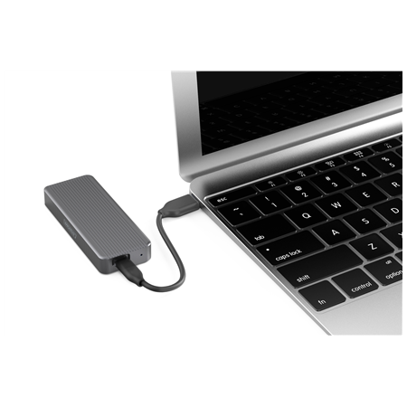 Digitus USB M.2 hard disk enclosure, SSD, external, NVMe, 20Gbps, USB 3.2 Gen2x2 | DA-71157