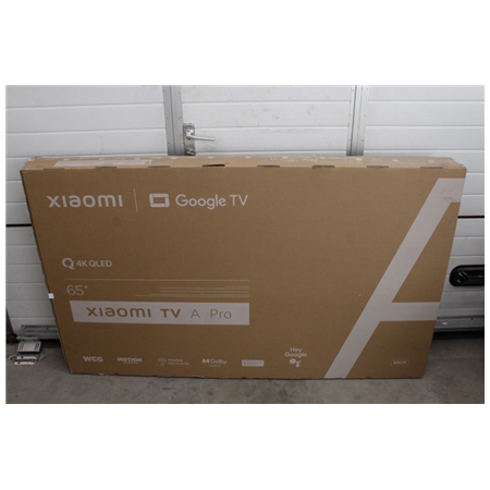 SALE OUT. SALE OUT. Xiaomi | QLED TV A Pro 2025 | 65'' | Smart TV | Google TV | 4K UHD | Black | USED, STICKER ON SCREEN, ACTIVA
