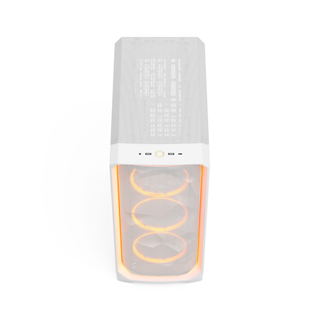 Fractal Design Meshify 3 | Ambience Pro RGB White TG Clear Tint | ATX | Power supply included No