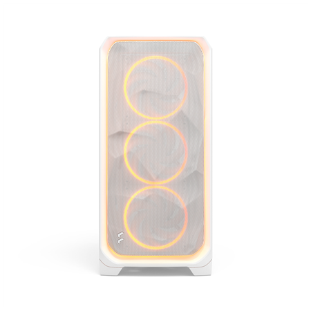 Fractal Design Meshify 3 XL | Ambience Pro RGB White TG Clear Tint | ATX | Power supply included No