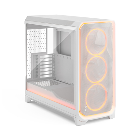 Fractal Design Meshify 3 XL | Ambience Pro RGB White TG Clear Tint | ATX | Power supply included No