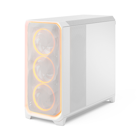 Fractal Design Meshify 3 XL | Ambience Pro RGB White TG Clear Tint | ATX | Power supply included No