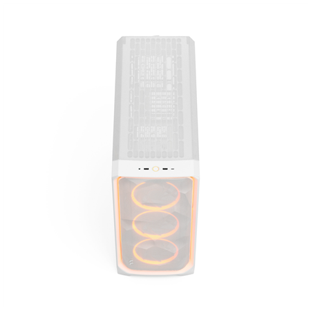 Fractal Design Meshify 3 XL | Ambience Pro RGB White TG Clear Tint | ATX | Power supply included No