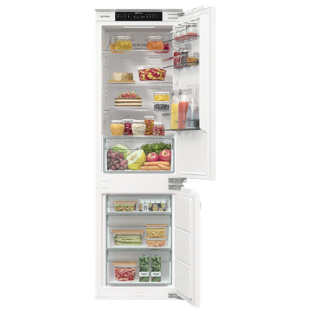 Gorenje Refrigerator | NRKI517E42 | Energy efficiency class E | Built-in | Combi | Height 177.2 cm | No Frost system | Fridge ne