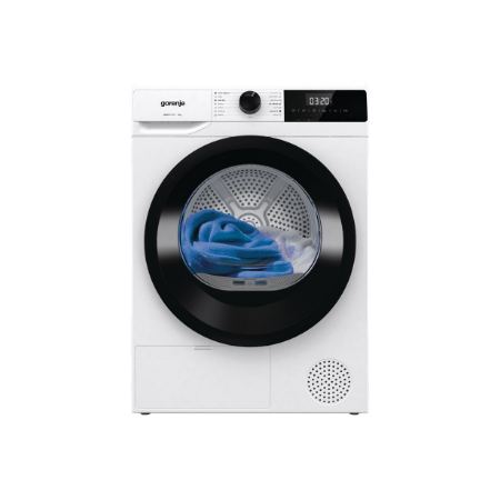 Gorenje Dryer Machine | DHNE82 | Energy efficiency class Class D | Front loading | 8 kg | LED | Depth 55 cm | White