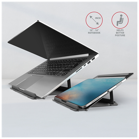AXAGON | Notebook stand STND-L | Height adjustment | 10-16 " | Black