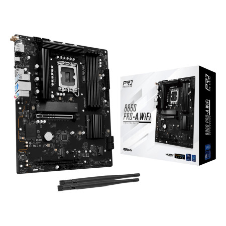 ASRock B860 PRO WIFI ATX pagrindinė plokštė su HDMI