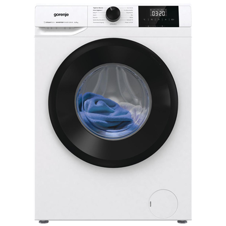 Gorenje Washing machine | W3NGPI72SBS | Energy efficiency class B | Front loading | Washing capacity 7 kg | 1200 RPM | Depth 43.
