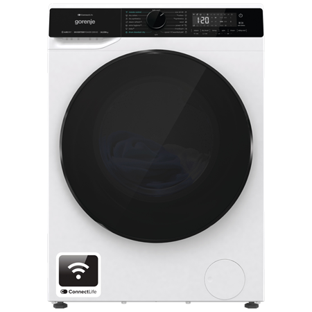Gorenje Washing Machine with Dryer | WD2PA1X64ADW | Energy efficiency class A/D | Front loading | Washing capacity 10.5 kg | 140