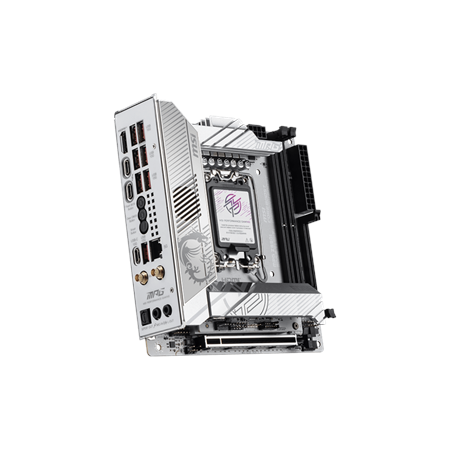 MSI MPG Z890I EDGE TI WIFI | Processor family Intel | Processor socket LGA1851 | Supported hard disk drive interfaces SATA, M.2