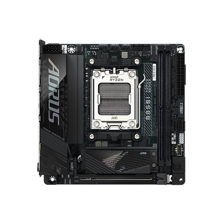 Gigabyte B850I AORUS PRO | Processor family AMD | Processor socket AM5 | DDR5 | Supported hard disk drive interfaces SATA, M.2 |