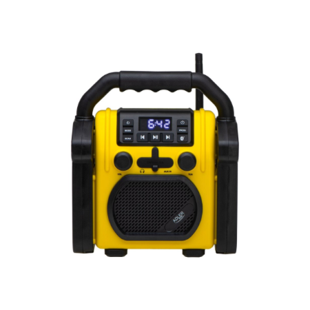 Adler | Construction radio with Bluetooth | AD 1911 | AUX in | Black/Yellow