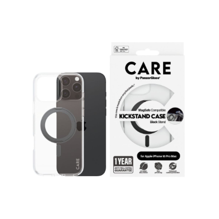 CARE Back cover | Apple | iPhone 16 Pro Max | Recycled plastic | Transparent