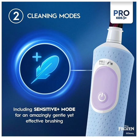Oral-B Electric Toothbrush | Vitality Pro Frozen | Rechargeable | For children | Number of brush heads included 1 | Number of te