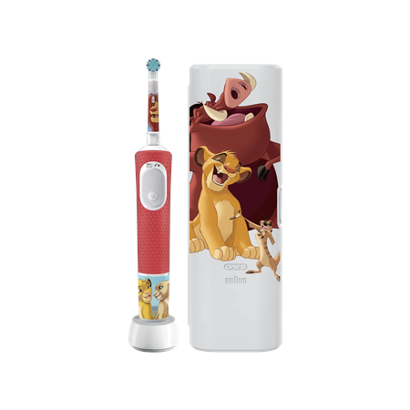 Braun | Electric Toothbrush | Vitality PRO Kids 3+ Lion King | Rechargeable | For children | Number of brush heads included 1 |