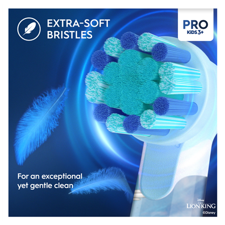 Braun | Electric Toothbrush | Vitality PRO Kids 3+ Lion King | Rechargeable | For children | Number of brush heads included 1 |