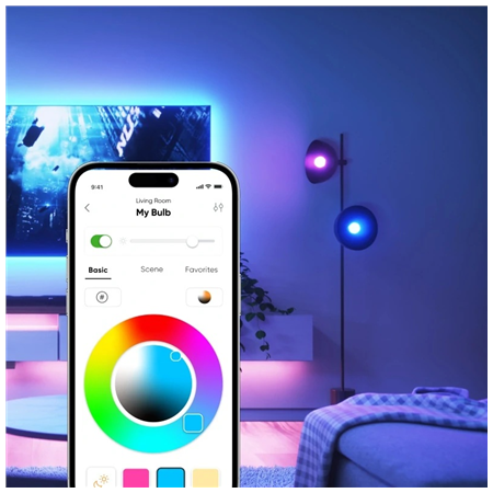 Nanoleaf Essentials Smart A60 Bulb Matter WiFi 900Lm 2700-6500K, 4pcs pack | E27 | 9 W | RGBCW