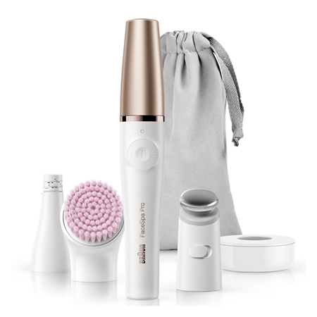 Braun Epilator with accessories | SE912 FaceSpa Pro | Number of power levels 1 | Wet & Dry | White