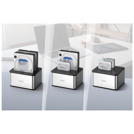 Digitus USB 3.0 dual SATA HDD Docking Station 2.5"/3.5"