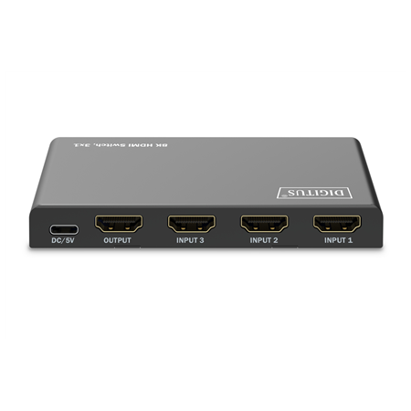 Digitus 8K HDMI Switch, 3x1 | DS-55333 | Black
