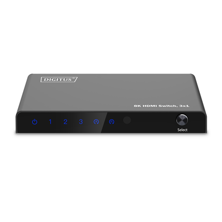 Digitus 8K HDMI Switch, 3x1 | DS-55333 | Black