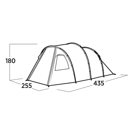 Easy Camp Family tent | Hidra 4 | 4 person(s) | Green