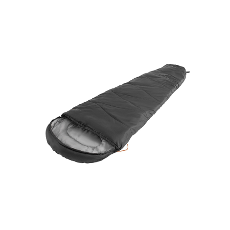Easy Camp Starling Mummy Black 8°C | Sleeping Bag | 210 x 75 x 50 cm | -5 to 12 °C | Two-way open-end, autolock