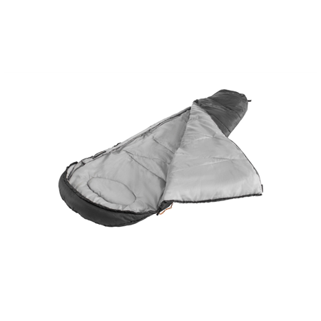 Easy Camp Starling Mummy Black 8°C | Sleeping Bag | 210 x 75 x 50 cm | -5 to 12 °C | Two-way open-end, autolock