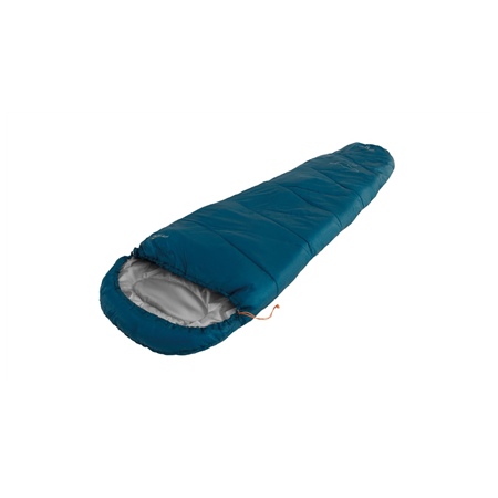 Easy Camp Starling Mummy Blue 8°C | Sleeping Bag | 210 x 75 x 50 cm | -5 to 12 °C | Two-way open-end, autolock