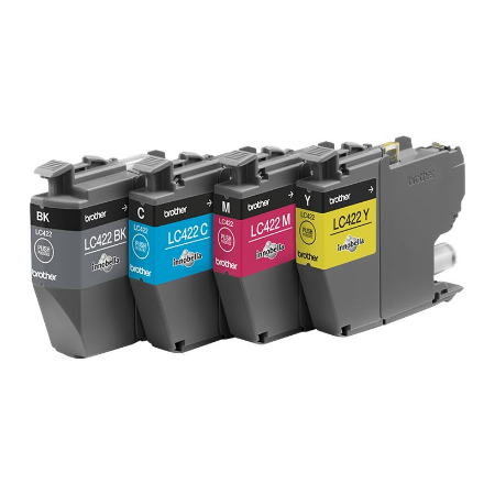 Brother LC422VAL | Ink Cartridge | Black, Cyan, Magenta, Yellow