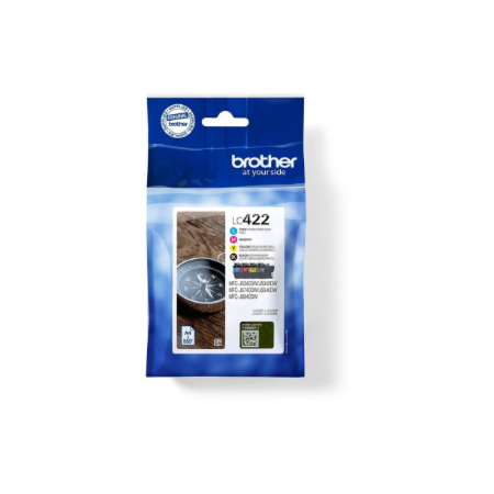 Brother LC422VAL | Ink Cartridge | Black, Cyan, Magenta, Yellow