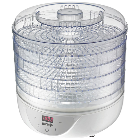 Gorenje | Food Dryer | FDK24DW | Power 380 W | Number of trays 5 | Temperature control | Integrated timer | White