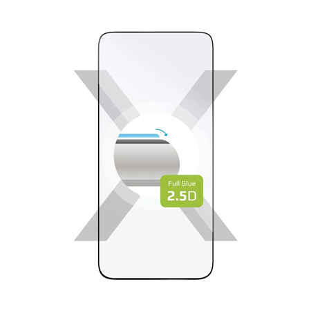 Fixed Screen Protector | Samsung | Galaxy S24+/S25+ | Tempered Glass | Black | Full Cover 2.5D