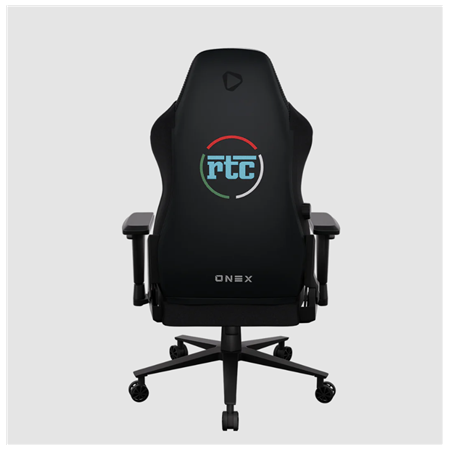 Onex | Gaming Chair | RTC ErgoGlide Alcantara | Black