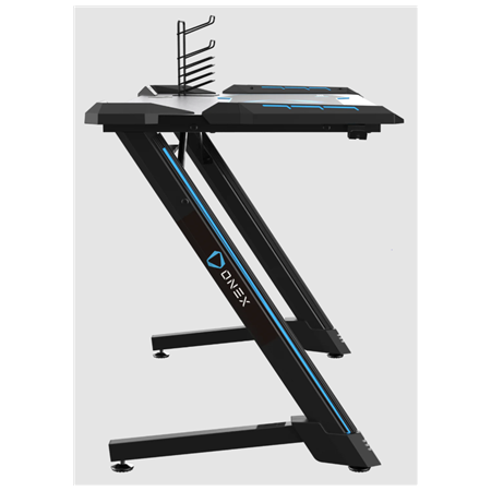 Onex | RGB Gaming Desk w/Cup holder, headset hook, Gamepad holder, 114cm(w) | GD1200Z | Black