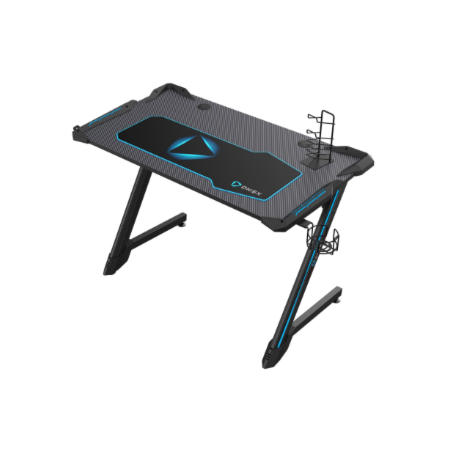 Onex | RGB Gaming Desk w/Cup holder, headset hook, Gamepad holder, 114cm(w) | GD1200Z | Black