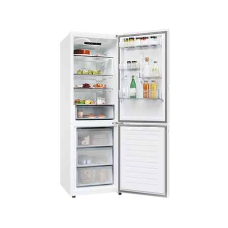 Candy Refrigerator | ECN2CQTEW186 | Energy efficiency class E | Free standing | Combi | Height 185 cm | No Frost system | Fridge