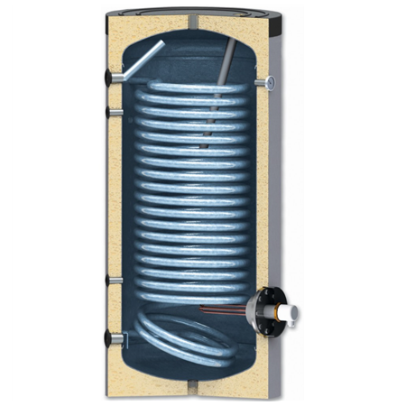 Sunsystem | SWPN200 | Enameled Water Heater 200L with Heat Exchanger 1.9 m