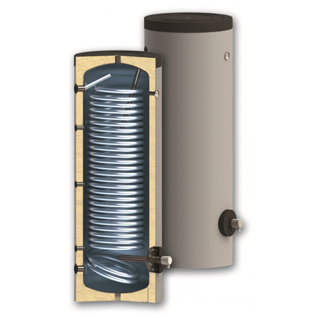 Sunsystem | Enameled Water Heater 300L with Heat Exchanger 3.3 m